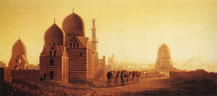 Sanford Gifford Tombs of the Mameluks France oil painting art